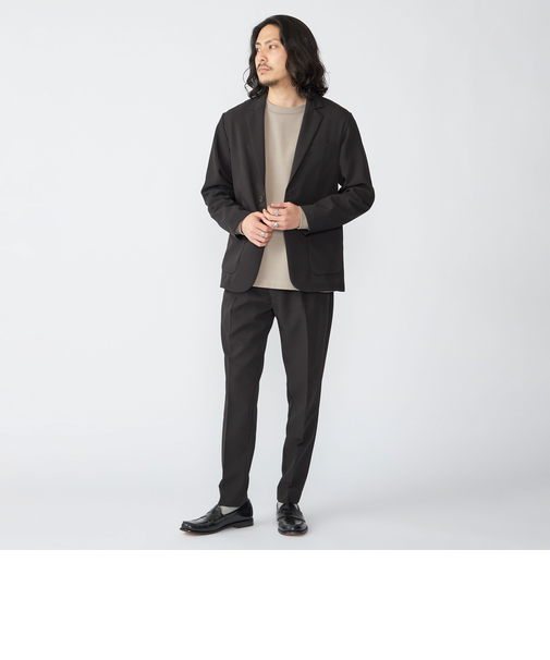 SHIPS:〈手洗い可能〉ダブルクロス セットアップ (ジャケット＋イージーパンツ)