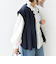 【WEB限定】〈手洗い可能〉ダンボール フロント タック ジレ