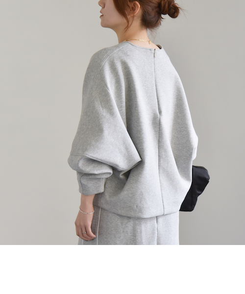 BRIEFING WIND PULLOVER　プルオーバー　グレー NEWYORKER tシャツ 強撚スムース スクエアドットプリント 7分袖