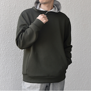 【WEB限定】SHIPS any: ダブルフェイス ポンチ スナップボタン パーカー 25SS◇