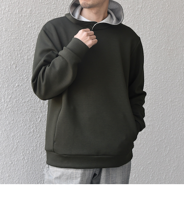 【WEB限定】SHIPS any: ダブルフェイス ポンチ スナップボタン パーカー 25SS◇