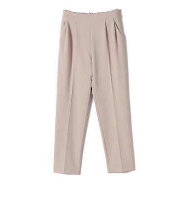 《一部追加予約》SHIPS Colors:ストレッチ ジョーゼット テーパード パンツ 3 ◆