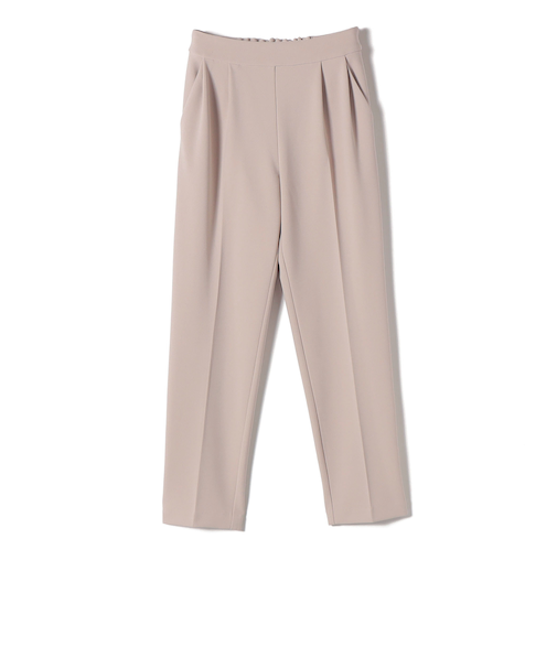 《一部追加予約》SHIPS Colors:ストレッチ ジョーゼット テーパード パンツ 3 ◆