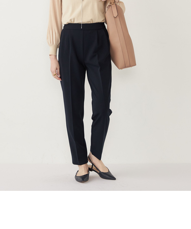 SHIPS Colors:ストレッチ ジョーゼット テーパードパンツ 3 （セットアップ対応可能）◇