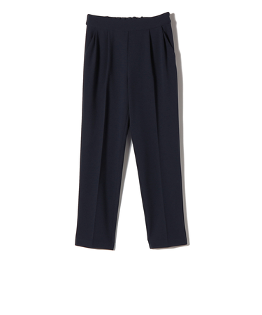 《一部追加予約》SHIPS Colors:ストレッチ ジョーゼット テーパード パンツ 3 ◆