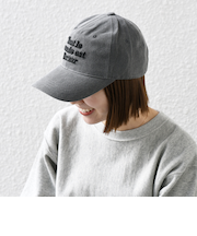 VARZAR: レタリング 刺繍 ボール キャップ