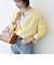 SHIPS any:〈手洗い可能〉バルキー シアー Vネック ニット プルオーバー
