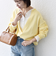 SHIPS any:〈手洗い可能〉バルキー シアー Vネック ニット プルオーバー