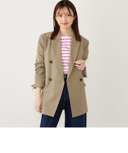 SHIPS Colors:ダブルボタン ブレザー(セットアップ対応可能)◇