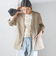 〈手洗い可能〉Asami 麻調合繊 カラーレス ジャケット