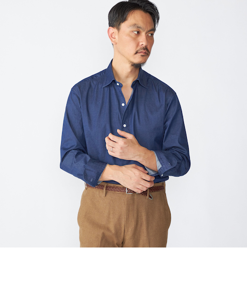 SHIPS: デニム シャツ