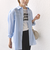 【WEB限定】〈洗濯機可能〉アシンメトリー ストライプ シャツ