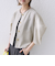 【WEB限定】〈洗濯機可能〉リネンライク ランタン袖 ジャケット