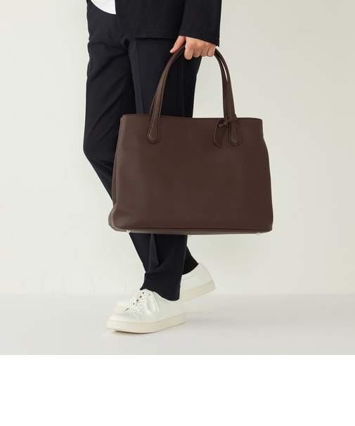 《追加予約》SHIPS Colors:スプリット レザー トート バッグ◆