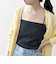 SHIPS any:〈洗濯機可能〉カップ付き ベアトップ ブラキャミソール