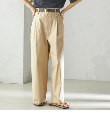 SHIPS Primary Navy Label:チノパンツ