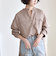 quaranciel:〈手洗い可能〉ドレッシー ワーク ポケット シャツ