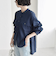 quaranciel:〈手洗い可能〉ドレッシー ワーク ポケット シャツ