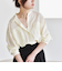 quaranciel:〈手洗い可能〉ドレッシー ワーク ポケット シャツ