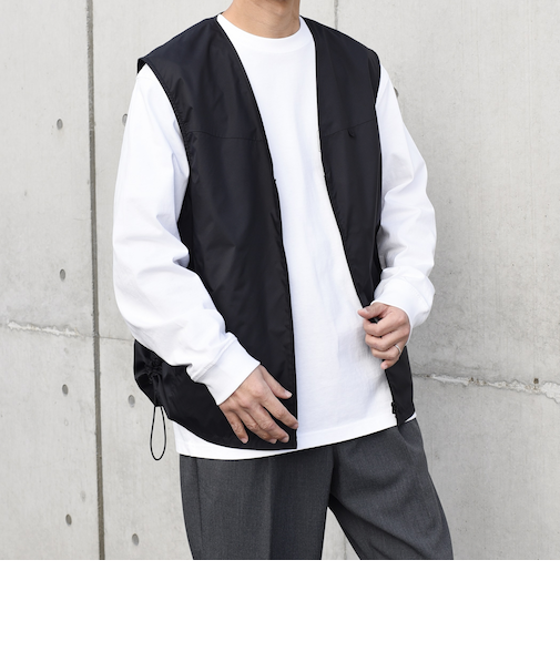 SHIPS any:〈撥水加工〉DICROS スピンドル ゲーム ベスト(セットアップ対応)◇