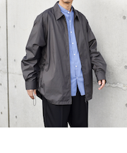 SHIPS any:〈撥水加工〉DICROS スピンドル ジップ シャツ(セットアップ対応)◇