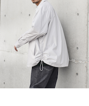 SHIPS any:〈撥水加工〉DICROS スピンドル ジップ シャツ(セットアップ対応)◇