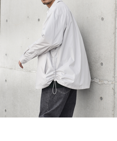 SHIPS any:〈撥水加工〉DICROS スピンドル ジップ シャツ(セットアップ対応)◇