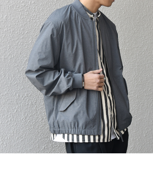 SHIPS any:〈撥水加工〉 タスラン SOLOTEX(R) ショート ジップ ブルゾン◇