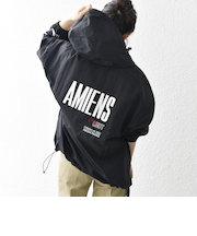 【SHIPS any別注】La Hutte:〈洗濯機可能〉ロゴ アノラック パーカー