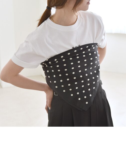 quaranciel: ドット スカーフ 25SS