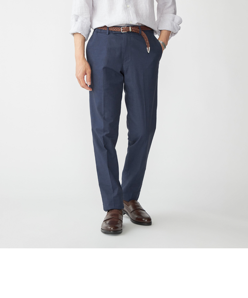 SHIPS: コットン バーズアイ スラックス