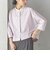〈手洗い可能〉ストライプ 羽織 シャツ