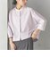 〈手洗い可能〉ストライプ 羽織 シャツ