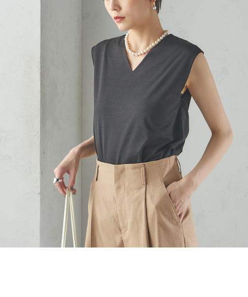 〈手洗い可能〉SORONA(R) 2WAY タンクトップ