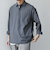 SHIPS any:〈吸水速乾〉Rapidry スキッパー プルオーバー シャツ(セットアップ対応)◇