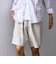 SHIPS any:〈洗濯機可能〉NOVELTEX リネン イージー ショーツ(セットアップ対応)◇