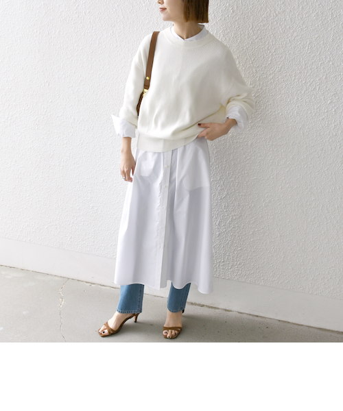 SHIPS any:〈洗濯機可能〉タイプライター スタンドカラー シャツ