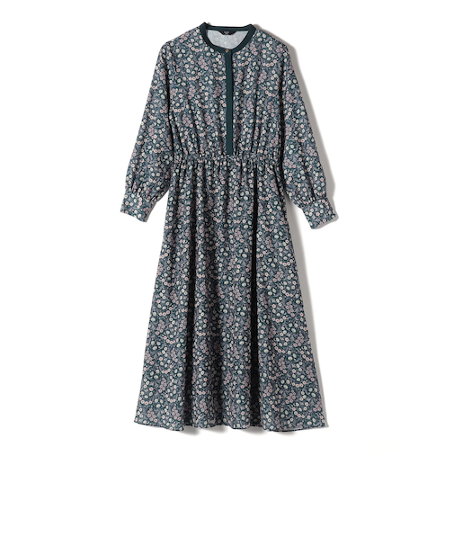 SHIPS Colors:〈手洗い可能〉MULHOUSE フラワープリント ワンピース