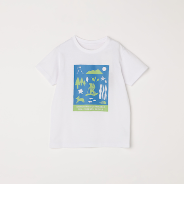 THE NORTH FACE: シレトコトコ プリント Tシャツ<KIDS>
