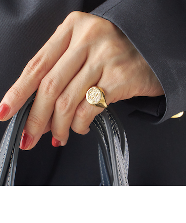 シグネチャー リング(ゴールド)