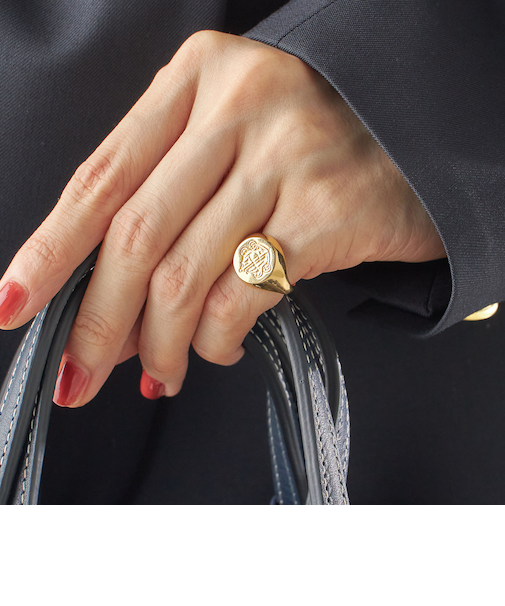 シグネチャー リング(ゴールド)