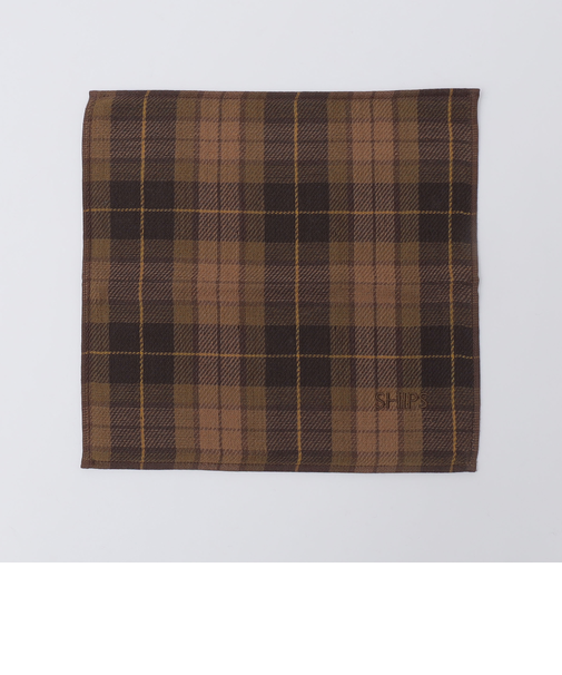 SHIPS: チェック ハンドタオル