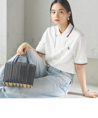 FRED PERRY:M12 TWIN TIPPED SHIRT