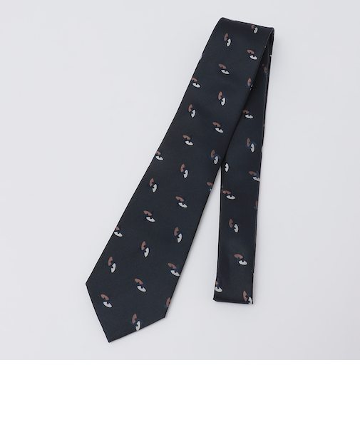 SHIPS Colors:シルク ジオメトリック ネクタイ