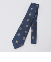 SHIPS Colors:シルク ジオメトリック ネクタイ