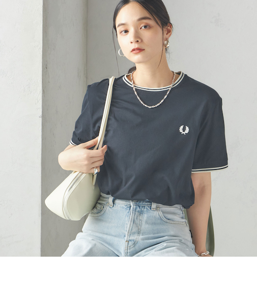 《一部追加予約》FRED PERRY:M1588 TWIN TIPPED TEE