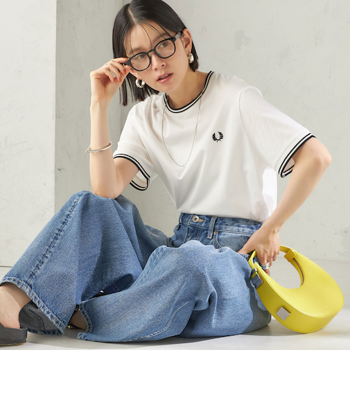 《一部追加予約》FRED PERRY:M1588 TWIN TIPPED TEE