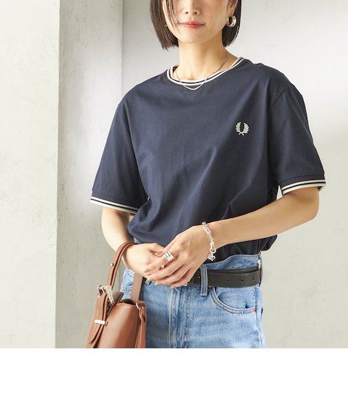 《一部追加予約》FRED PERRY:M1588 TWIN TIPPED TEE