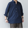 SHIPS any:〈洗濯機可能〉コットン/リネン 7分袖  スキッパー プルオーバー シャツ 25SS◇