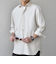 SHIPS any:〈洗濯機可能〉コットン/リネン 7分袖  スキッパー プルオーバー シャツ 25SS◇